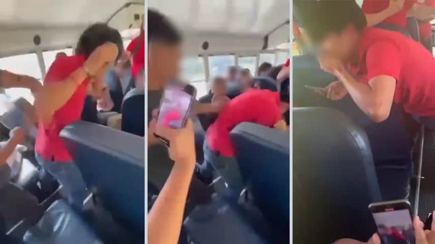 Video: Estudiante recibe golpiza en transporte escolar en Estados Unidos