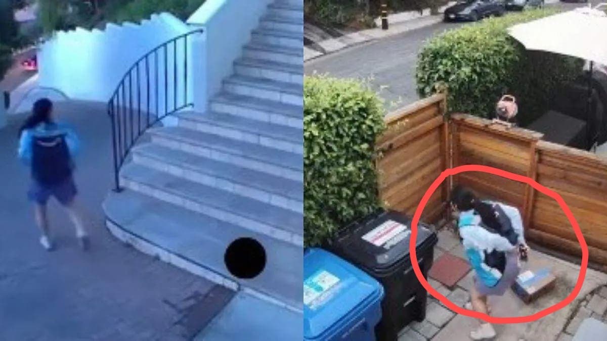 VIDEO: Captan a repartidora de Amazon defecando en residencias luego de realizar entrega en EEUU