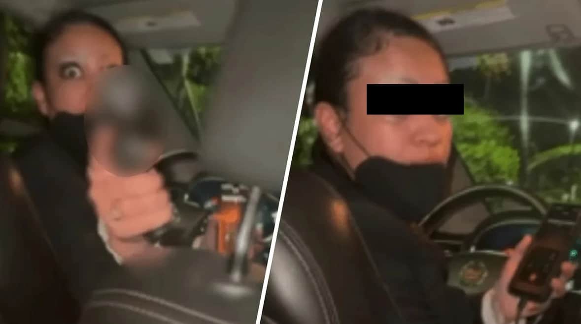 Video: Conductora apunta con arma a dos pasajeras en Estados Unidos