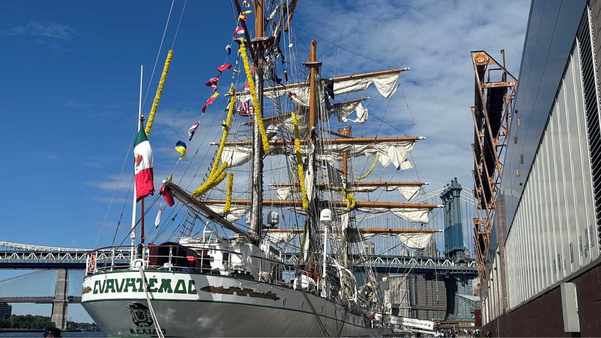 Piloto de Estados Unidos controlaba el buque Cuauhtémoc al momento del choque: Marina