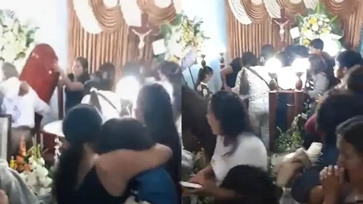 Video: Hombre "resucita" durante su propio velorio en Perú y sorprende a los presentes