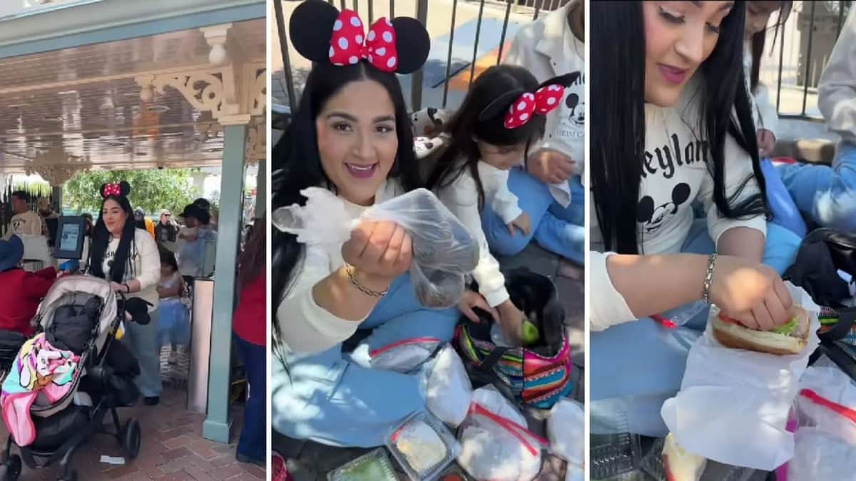 Video: Familia de México prepara sus propias tortas en Disneyland en California, Estados Unidos