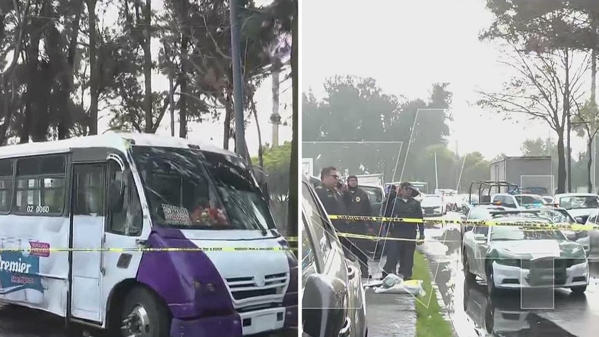 Mueren dos personas en intento de asalto a transporte público en Iztapalapa, Cdmx