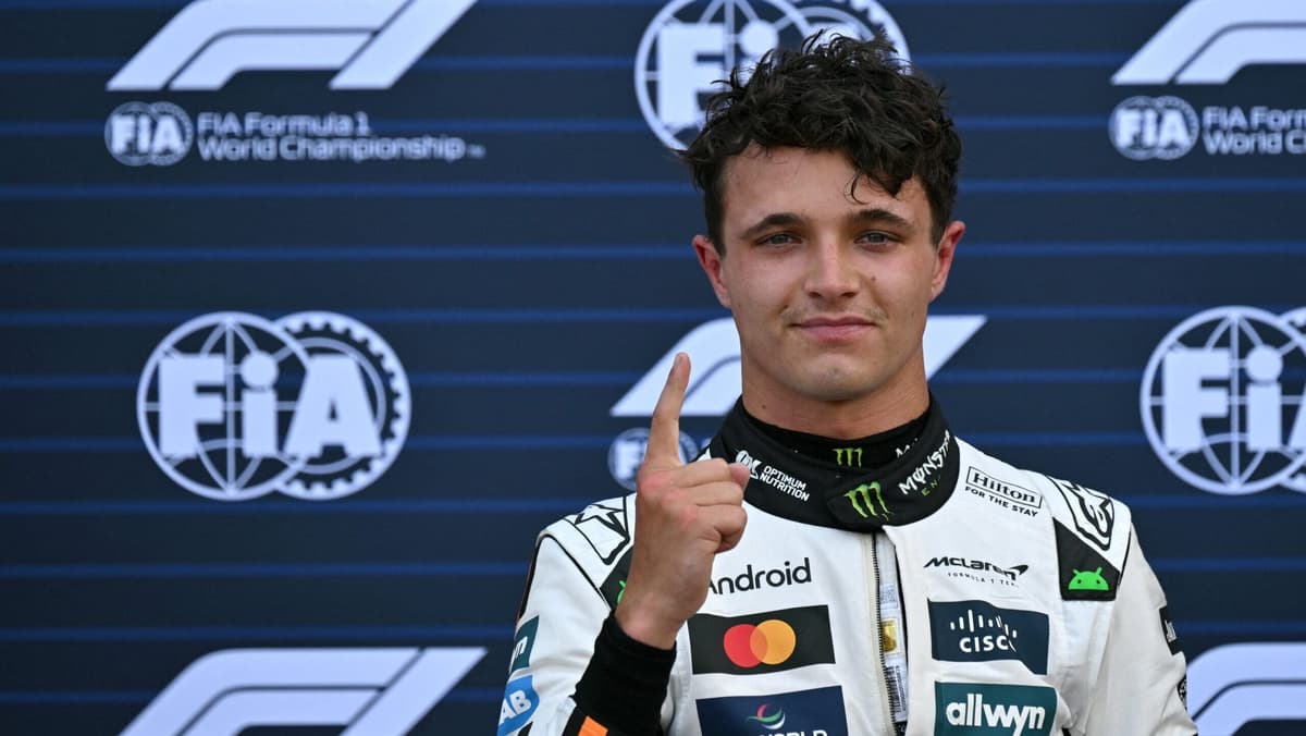 Video: Lando Norris consigue la pole del GP de Mónaco; superó a Charles Leclerc en el último segundo