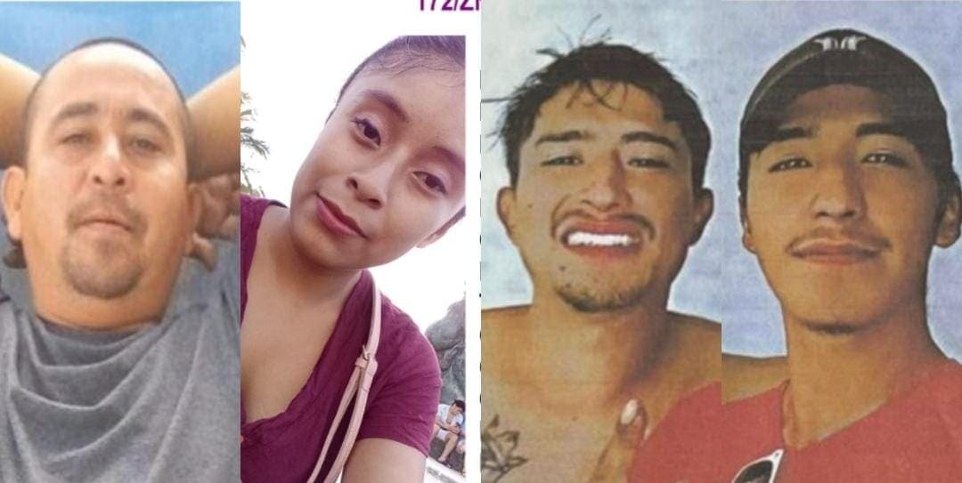 Buscan a una mujer y tres hombres desaparecidos en Quintana Roo