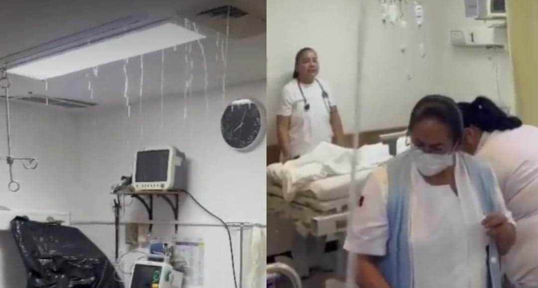 Video: Se inunda hospital del ISSSTE en Ixmiquilpan, Hidalgo; pacientes debieron ser reubicados
