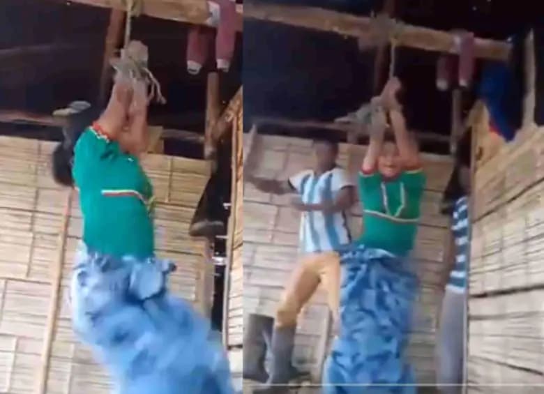Video: Niña de comunidad indígena en Colombia se desmaya tras recibir golpiza