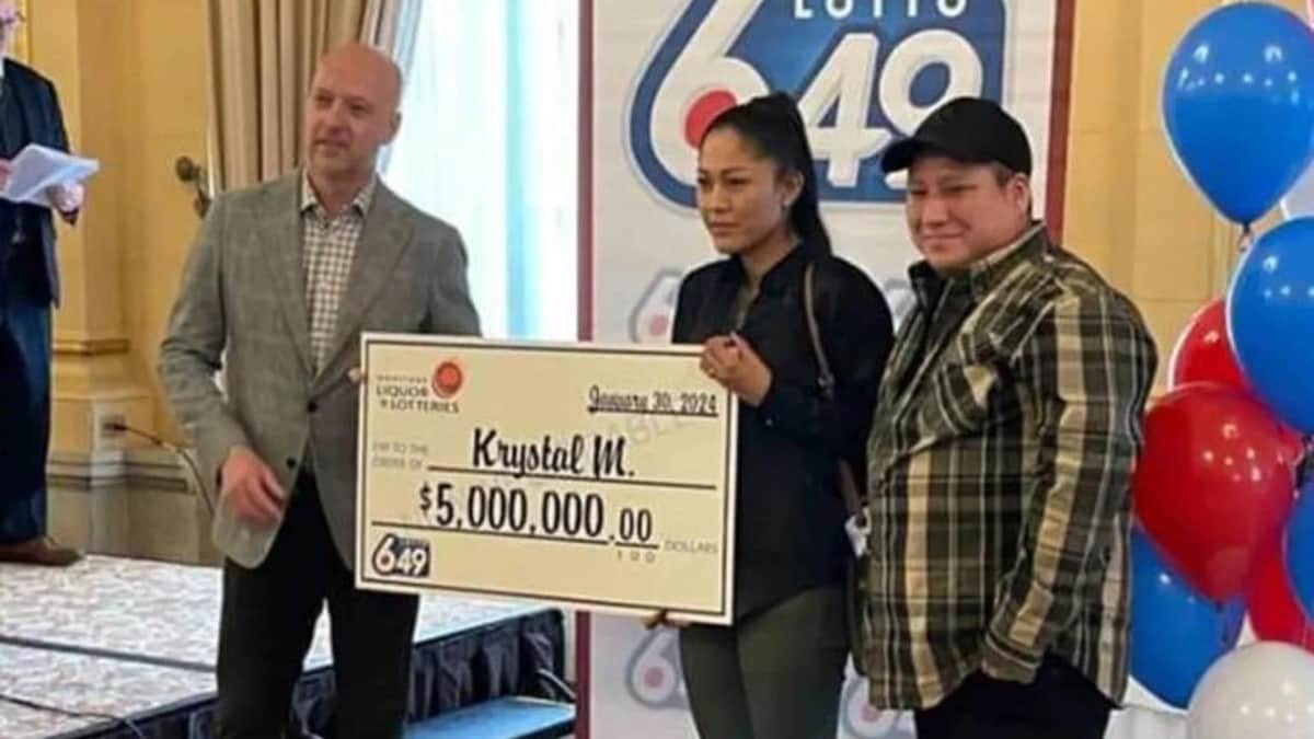 Hombre gana la lotería en Canadá, pero el cheque lo cobra su novia y lo abandona