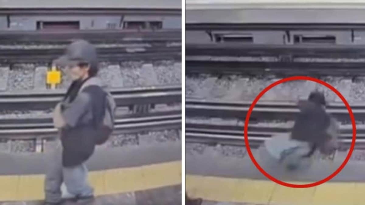 Video: Hombre en presunto estado de ebriedad cae a las vías del metro en la CDMX