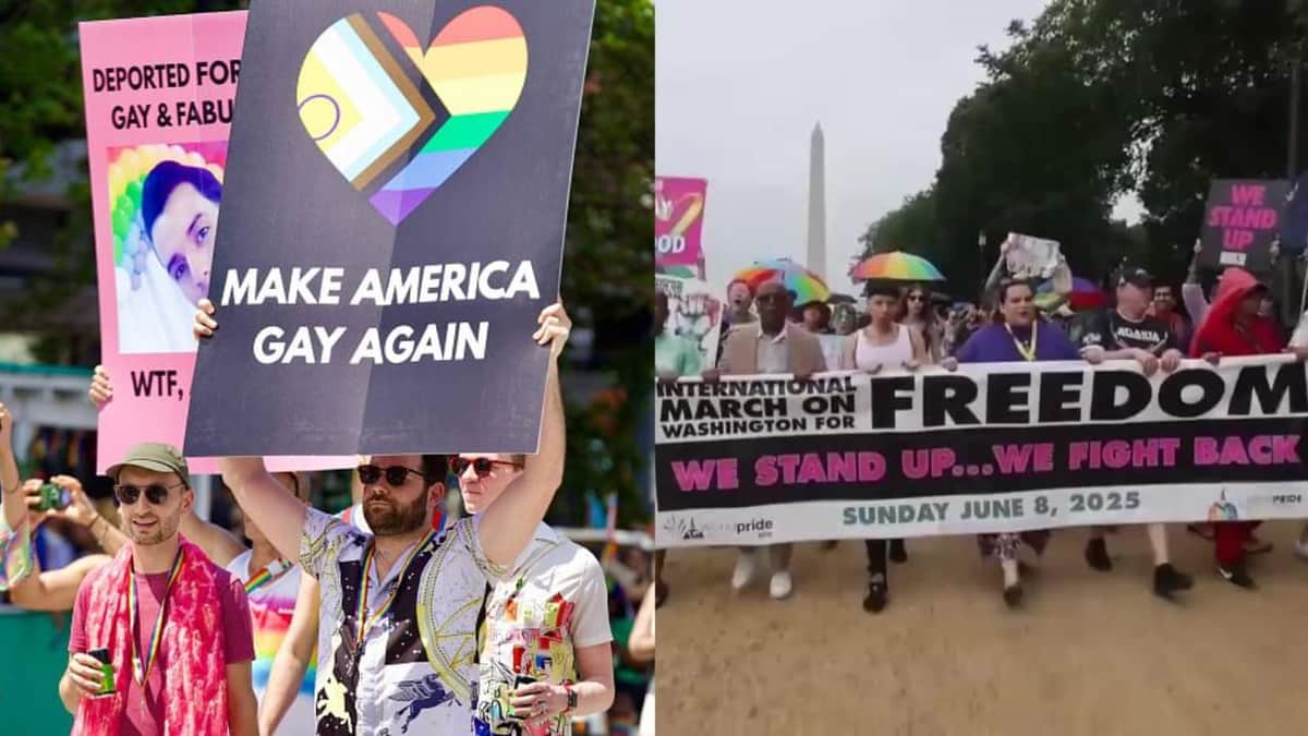 Marcha del orgullo gay se vuelve protesta contra Donald Trump en Estados Unidos