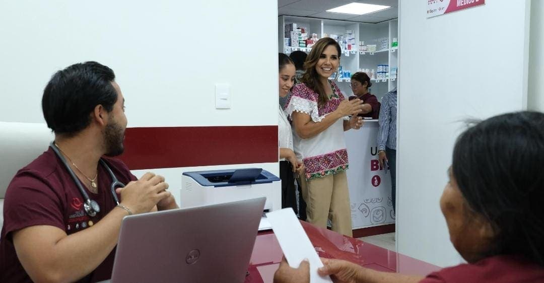 Mara Lezama constata la eficiencia de los servicios en la Unidad del Bienestar de Bacalar
