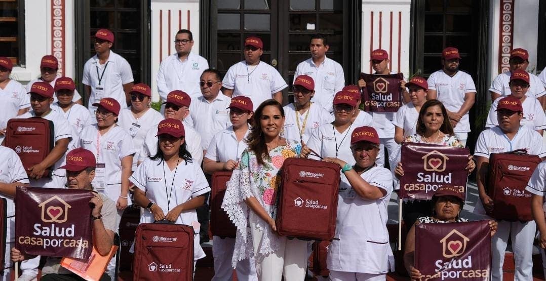 Mara Lezama y Quintana Roo se unen al programa Salud Casa por Casa de la presidenta Claudia Sheinbaum