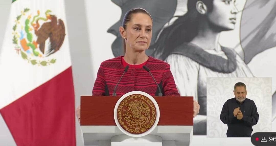 Video: Pide Claudia Sheinbaum manifestarse en paz tras suspensión de visa a integrante de Morena