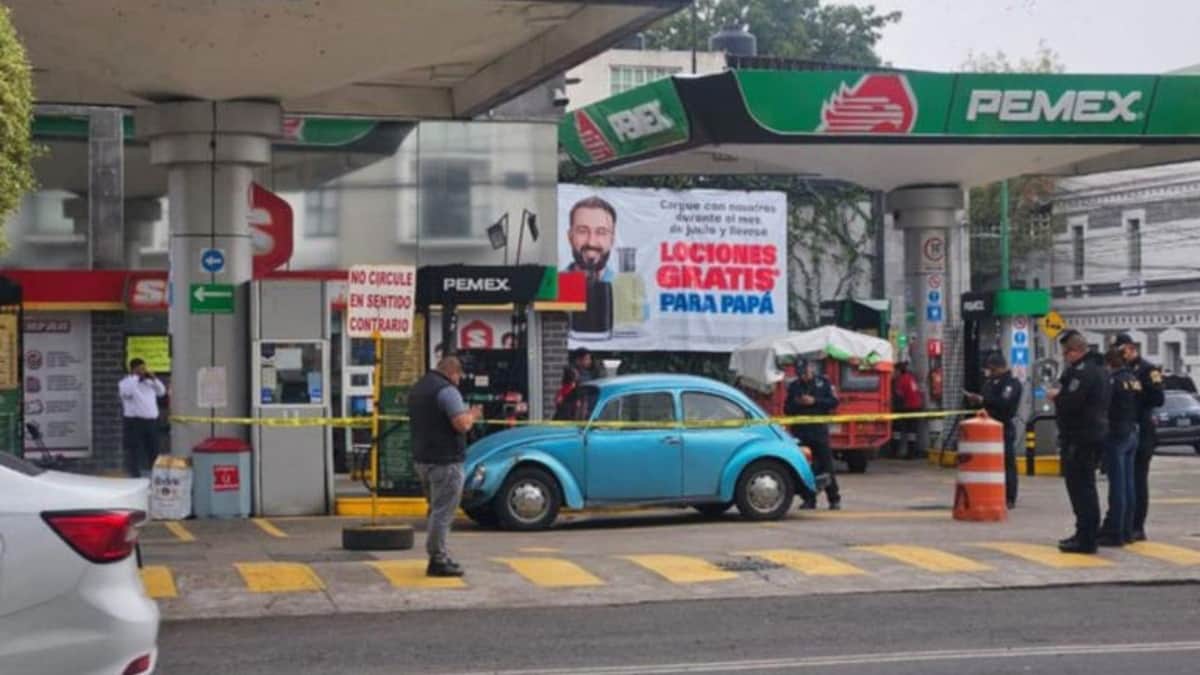Video: Automovilista se resiste a robo y es baleado en una gasolinera de la CDMX