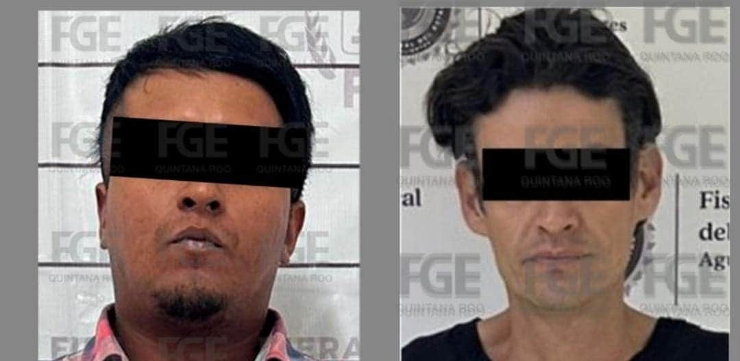 Logran prisión preventiva para dos sujetos acusados de trata y pornografía infantil en Cancún