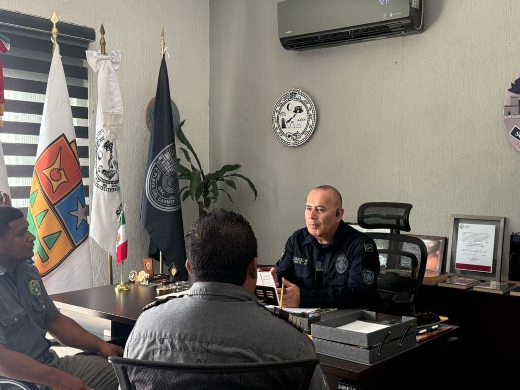 Playa del Carmen comparte experiencia policial con Belice, en materia de tránsito y vialidad