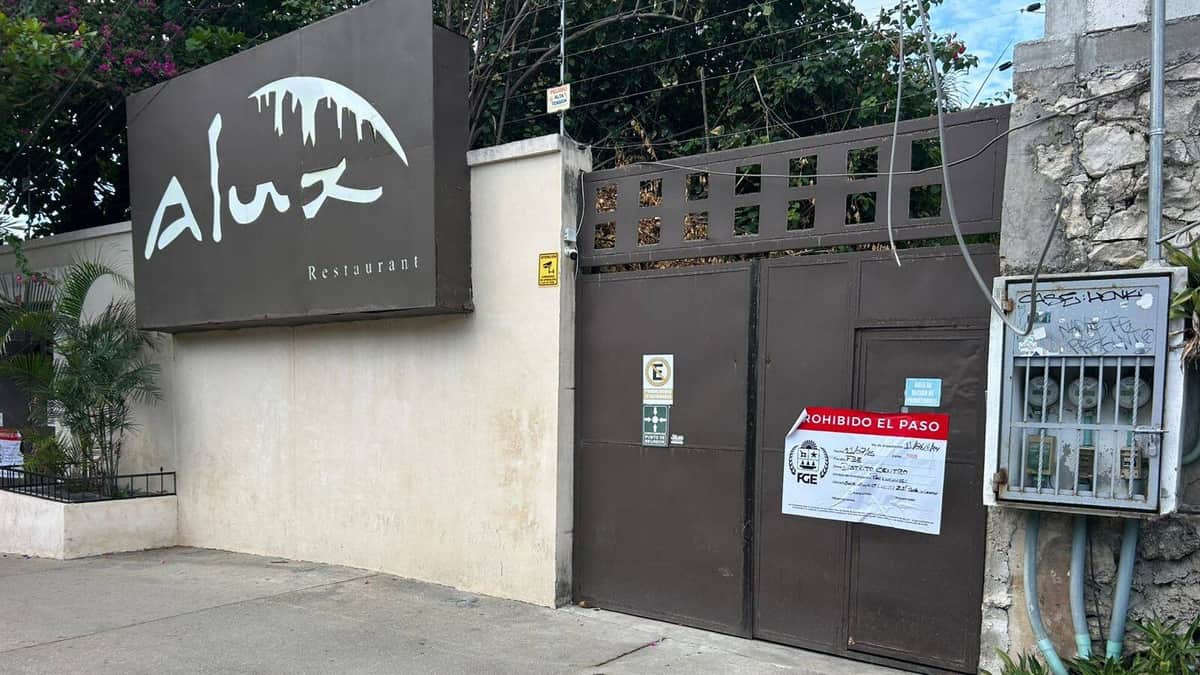 Cierran hasta nuevo aviso restaurante “Alux” de Playa del Carmen