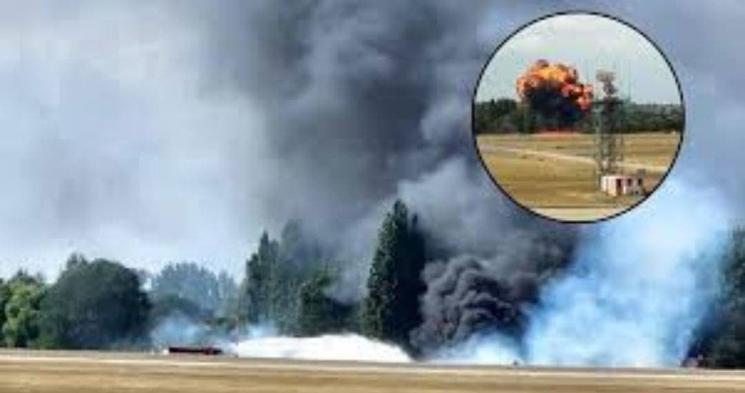 Video: Avión se estrella y luego explota en el aeropuerto de Londres