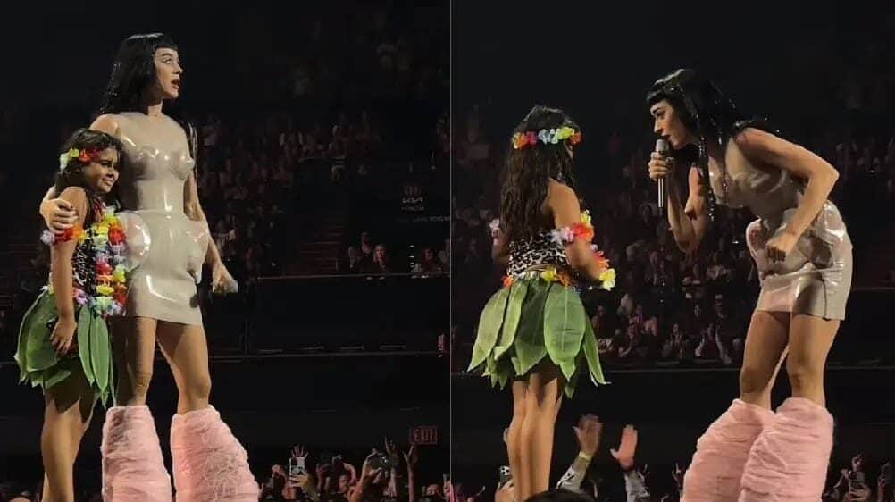 Video: Katy Perry alienta a niña a decir que es de México con orgullo en pleno concierto