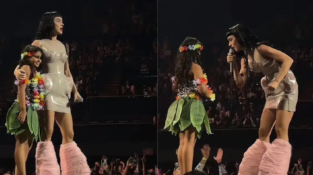 Video: Katy Perry alienta a niña a decir que es de México con orgullo en pleno concierto