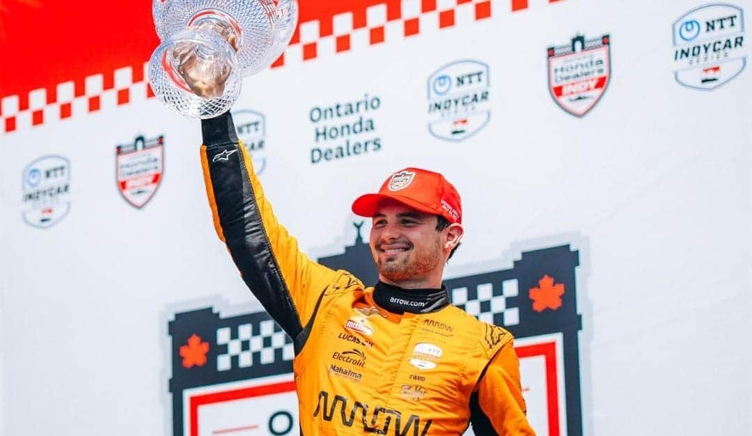 Piloto mexicano Patricio O'Ward gana el Gran Premio de Toronto en la IndyCar
