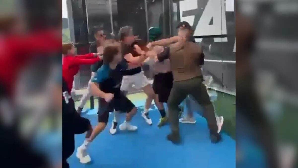 Video: Empresario y sus escoltas golpean a instructor durante torneo de pádel en Atizapán, Edomex