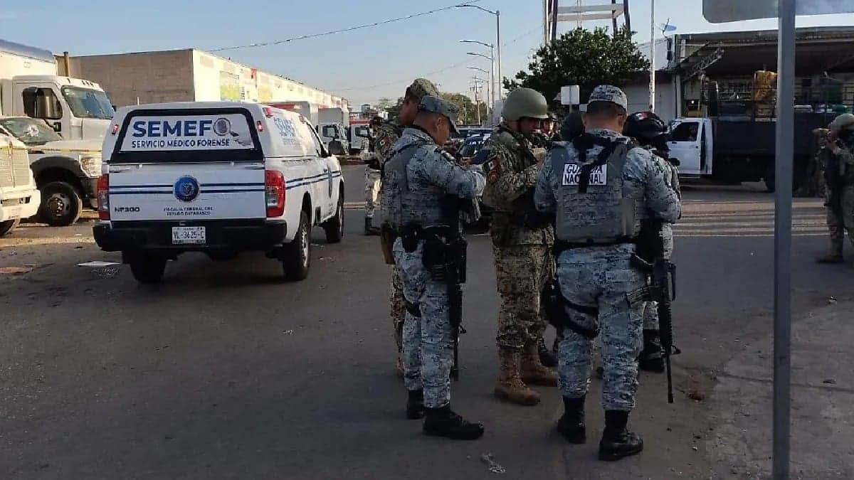 Asesinan a dos personas y tres resultan heridas en ataques armados en Villahermosa, Tabasco
