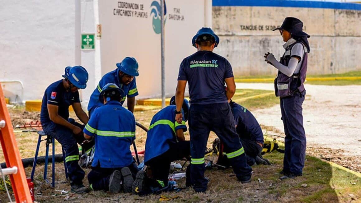 Informa Aguakan de una posible afectación en el servicio de agua en Cancún por trabajos de la CFE