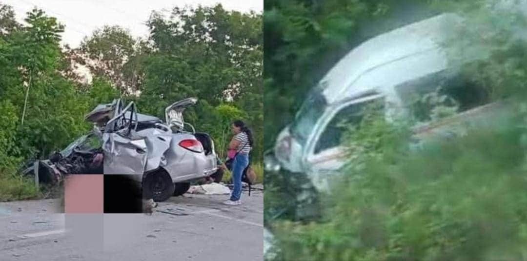 Mueren tres personas en accidente carretero en el tramo Felipe Carrillo Puerto-Tulum