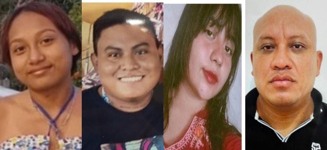 Buscan a cuatro personas en Quintana Roo, son dos hombres y dos menores de edad