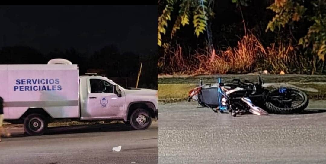 Fallece motociclista tras ser impactado por un taxista en Cancún; familia exige justicia