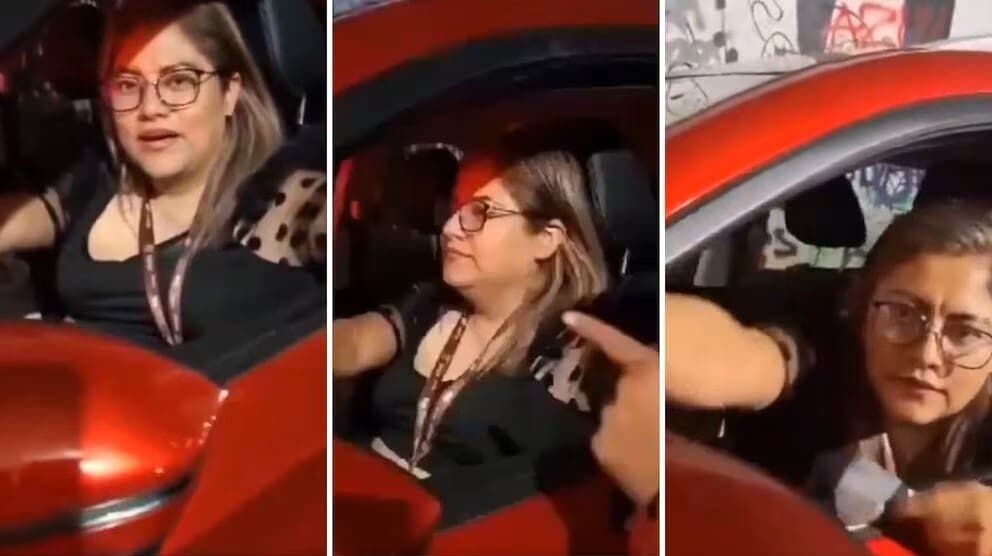 Video: Captan a funcionaria con dos identificaciones oficiales tratando de sobornar a policías en Veracruz