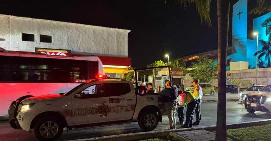 Fallece mujer de la tercera edad tras ser atropellada en la Zona Hotelera de Cancún