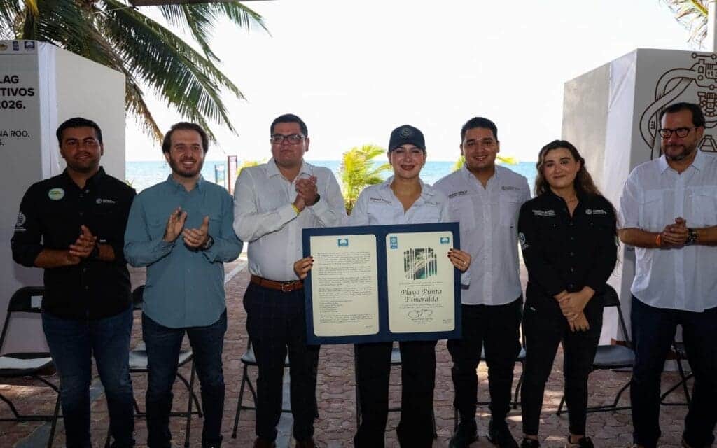 Playa del Carmen recibe ocho Distintivos Blue Flag y se reafirma como el destino turístico con más playas públicas en Quintana Roo