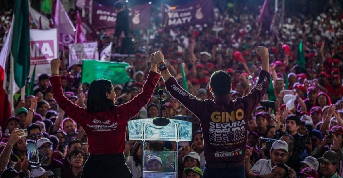Gino Segura y Estefanía Mercado se consolidan como opciones a la gubernatura por Morena