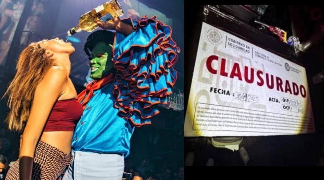 Clausuran autoridades de manera temporal el Coco Bongo de Playa del Carmen por falta de documentos
