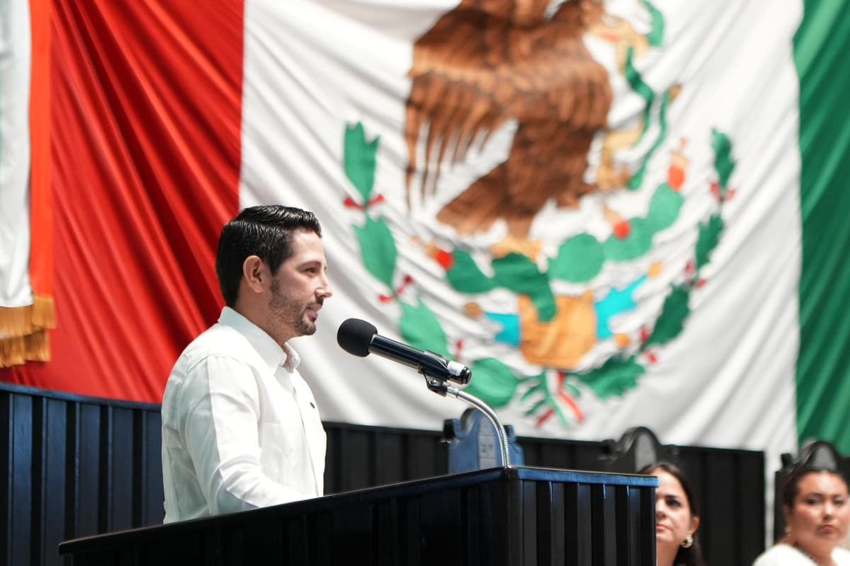 Renán Sánchez Tajonar respalda desde el Congreso el Tercer Informe de la Gobernadora Mara Lezama
