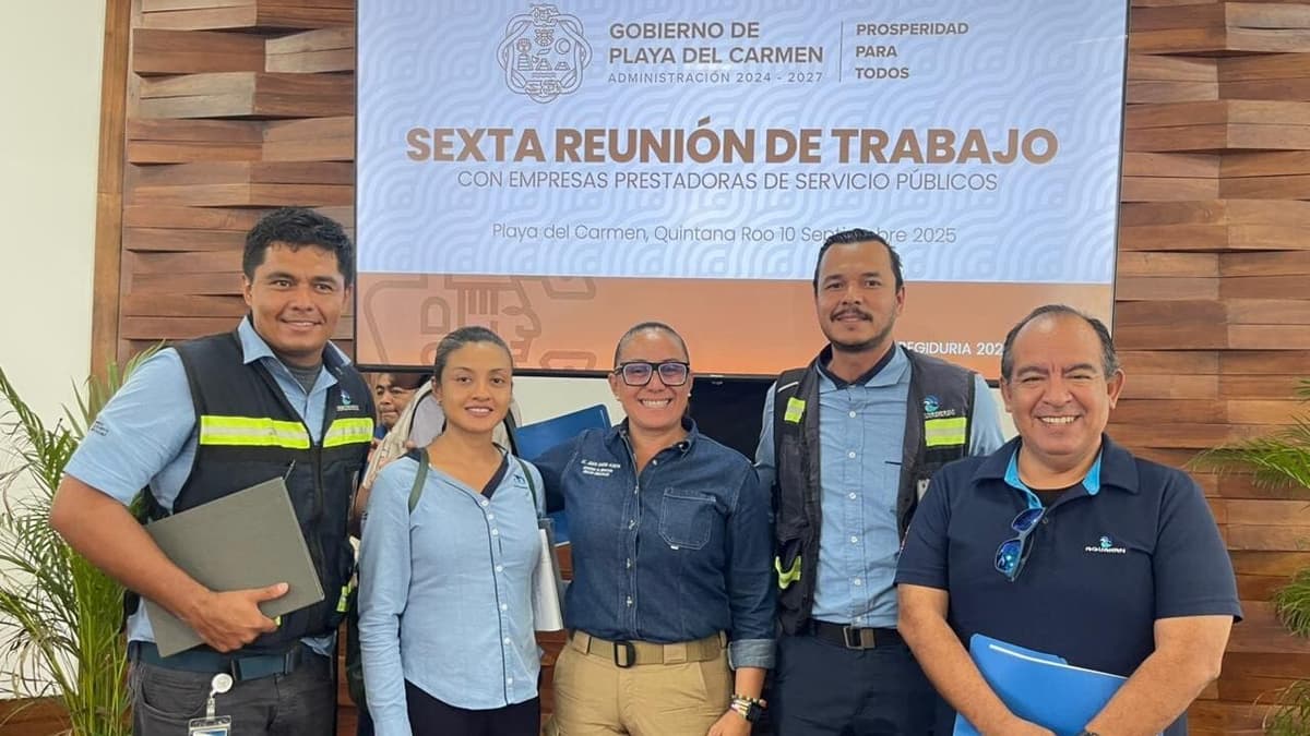 Aguakan presenta el 100% de avance de reportes en la Sexta Mesa de Trabajo organizada por el Ayuntamiento de Playa del Carmen