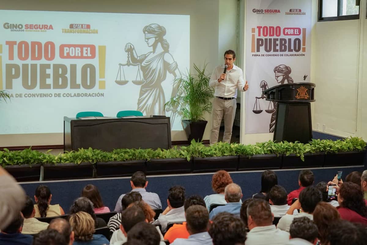 Gino Segura impulsa alianza estratégica para formar jóvenes con justicia social