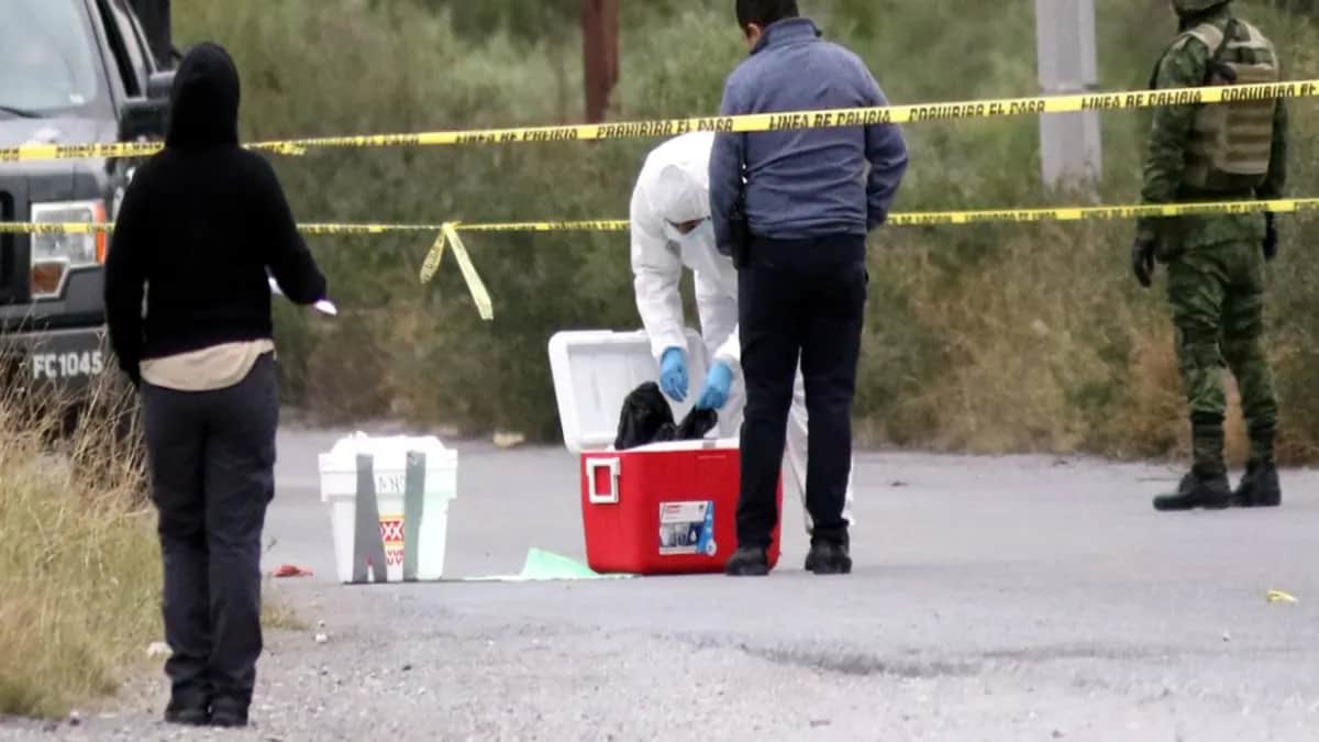 Encuentran dos cadáveres dentro de hieleras en San Luis Potosí