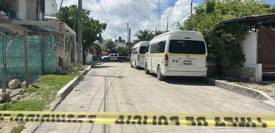 Disparan contra la sede del sindicato de taxistas de Leona Vicario en la Supermanzana 70 de Cancún
