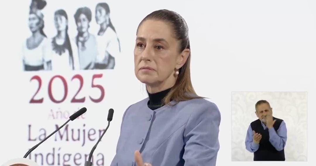 Pide Claudia Sheinbaum que se detenga el genocidio en Gaza y reconoce a la embajadora de Palestina
