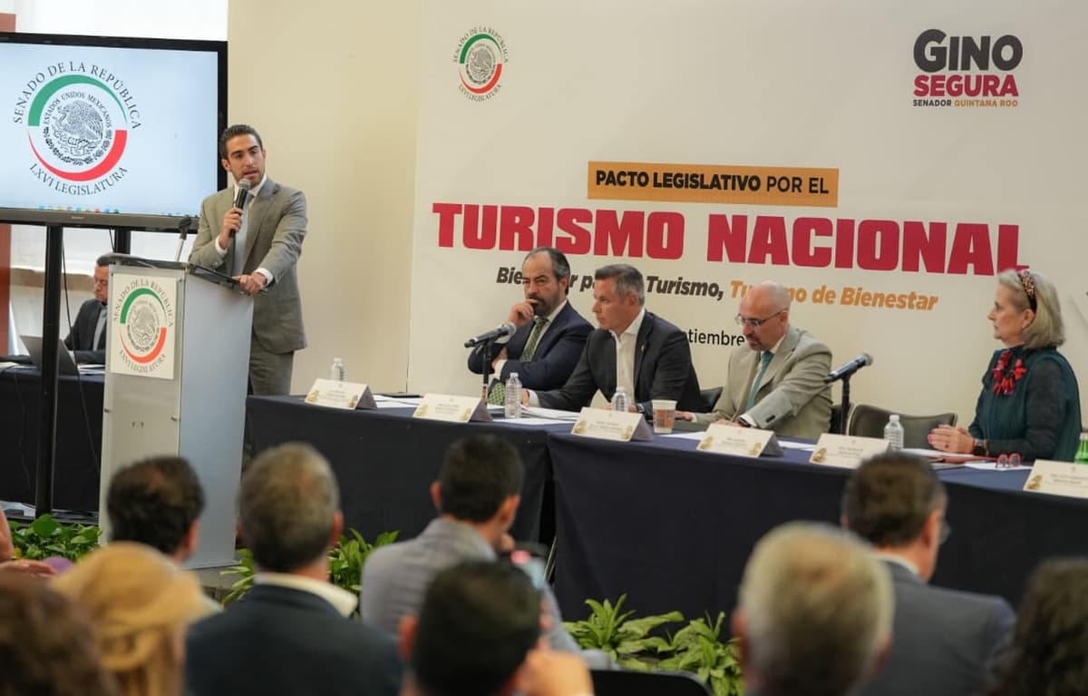 Impulsa Gino Segura el Pacto Legislativo por el Turismo Nacional