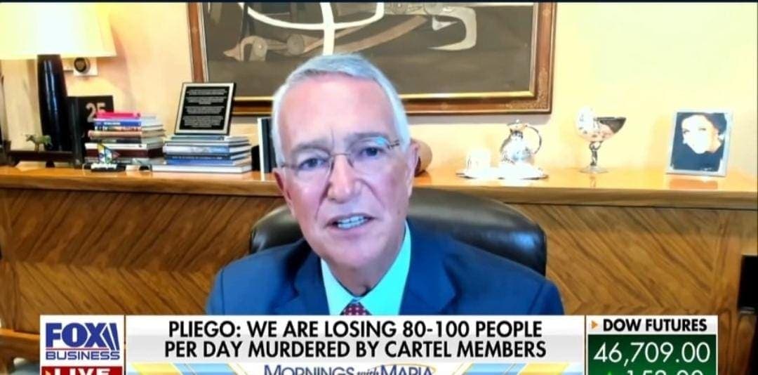 Video: Salinas Pliego acude a Fox Business a criticar a Claudia Sheinbaum y a Morena