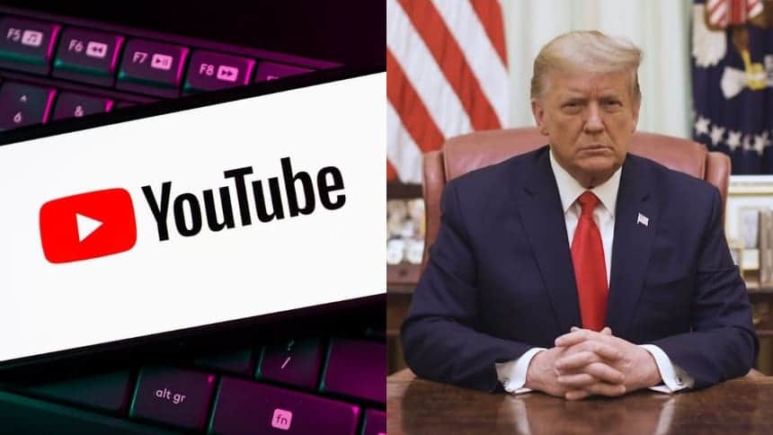 YouTube pagará a Donald Trump 22 mdd para poner fin a demanda por suspender su cuenta
