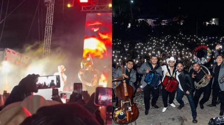 Video: Sujeto dispara al aire en concierto de Tito Torbellino Jr en Comonfort, Guanajuato