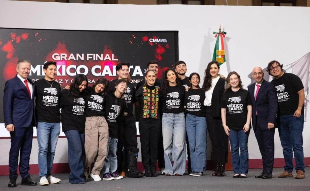 Claudia Sheinbaum dedicó la mañanera al concurso "México Canta", en lugar de responder a los reporteros