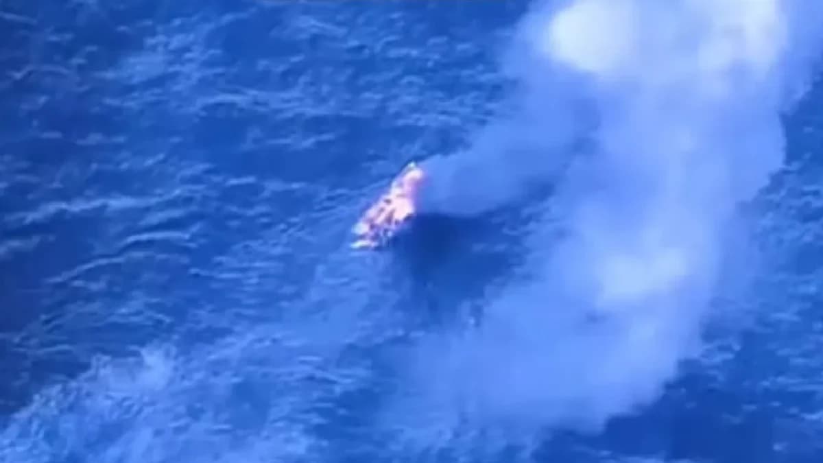 Video: Mueren cuatro personas tras ataque de Estados Unidos a embarcación en costas de Venezuela