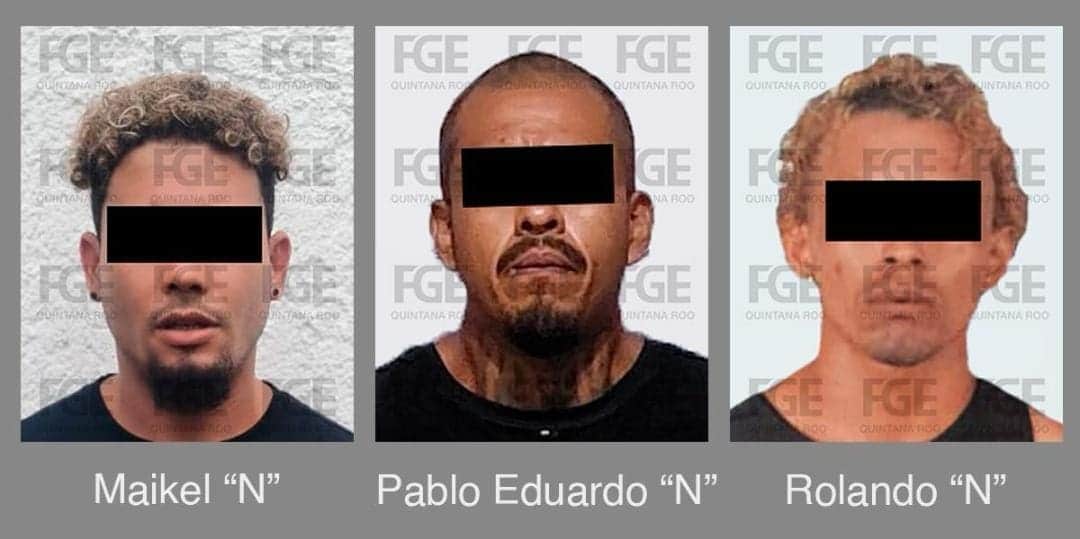 Vinculan a proceso a tres sujetos por extorsión agravada en Cancún; dispararon contra taxistas