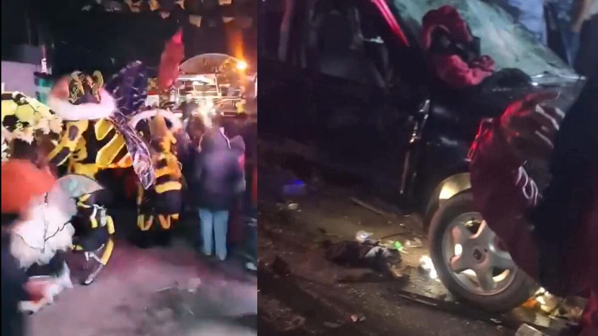 Video: Conductor atropella a seis personas durante fiestas patronales de Almoloya de Juárez, Edomex